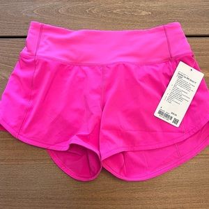 NWT Pow Pink MR Speed Up Shorts